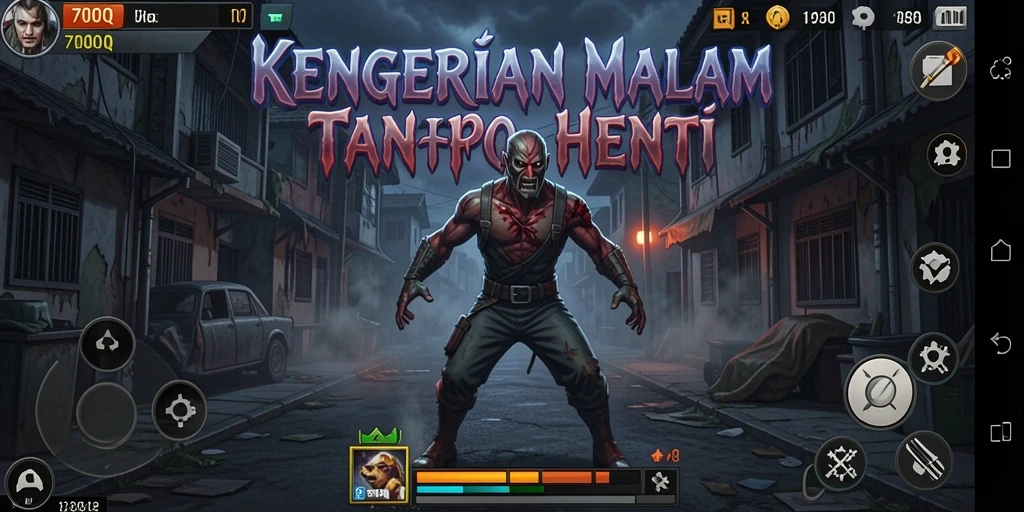 Gameplay 700Q yang penuh ketegangan dan kengerian.