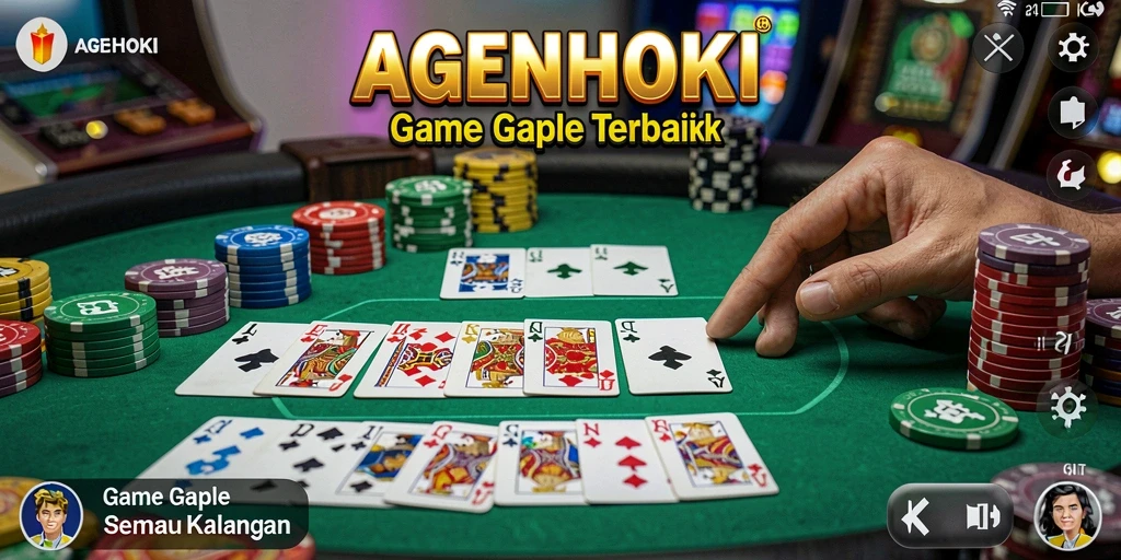 Tampilan menarik dari gameplay AGENHOKI yang seru dan interaktif.