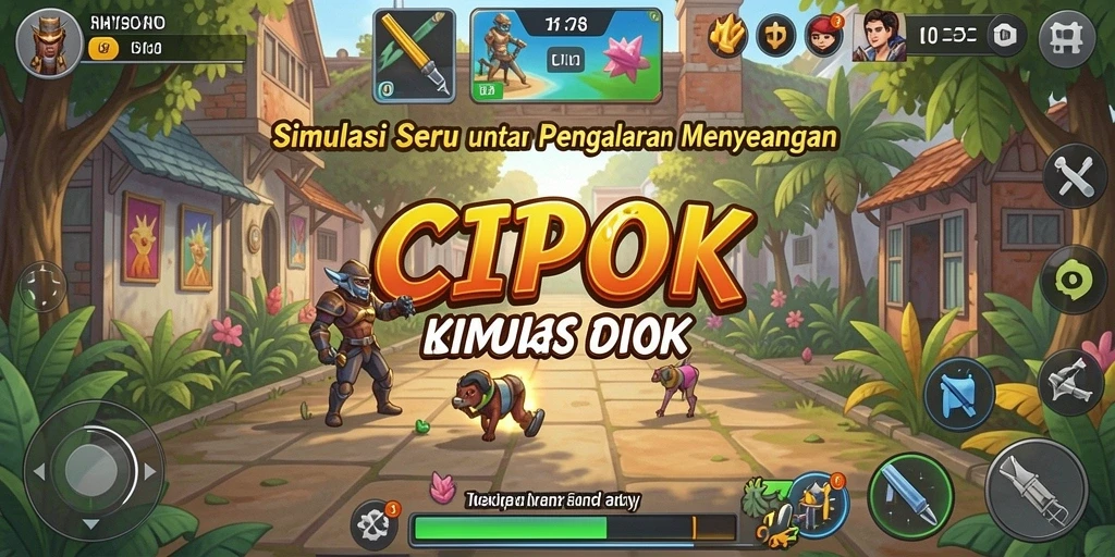Tampilan gameplay yang menarik dari CIPOK dengan elemen simulasi mendalam.