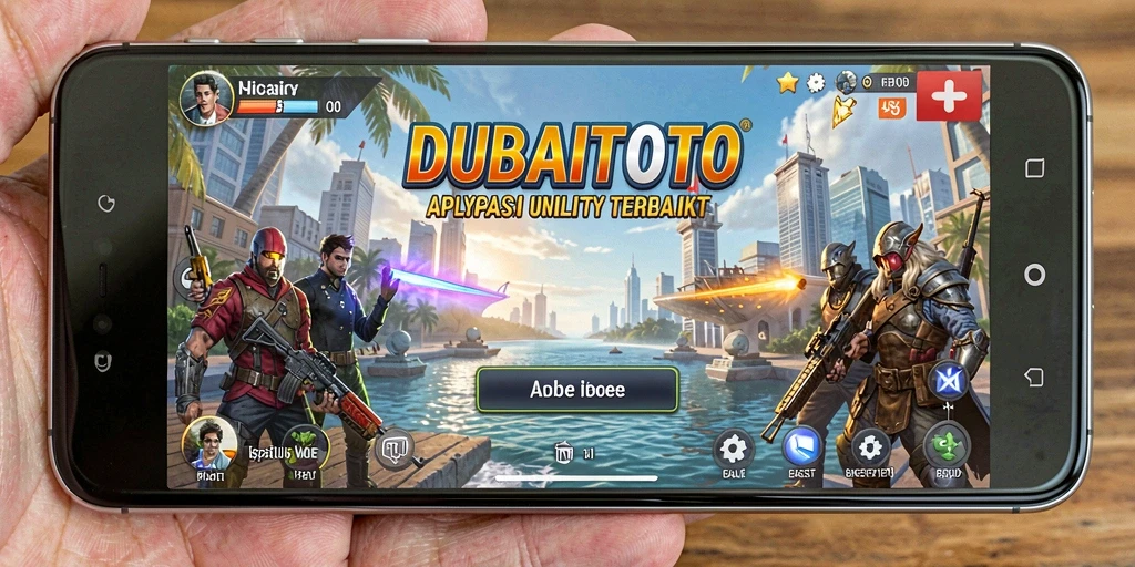 Screenshot DUBAITOTO menampilkan antarmuka aplikasi Utility yang user-friendly.
