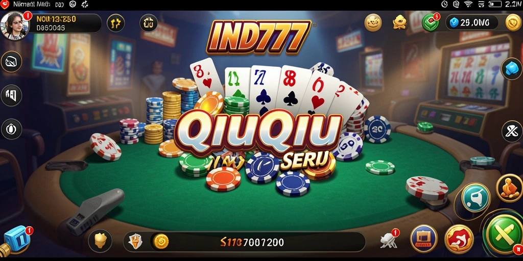 Screenshot gameplay QiuQiu yang seru dan mendebarkan.
