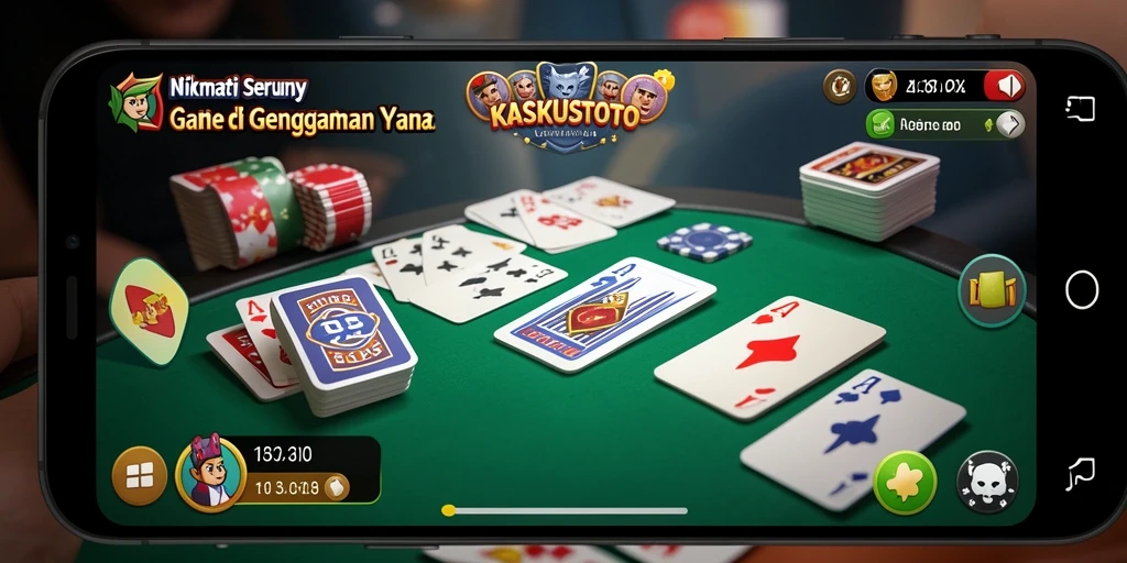 Gameplay seru KASKUSTOTO yang menghadirkan keseruan Gaple.
