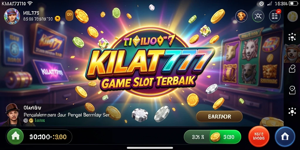 Gameplay seru KILAT777 dengan tema slot yang menarik.