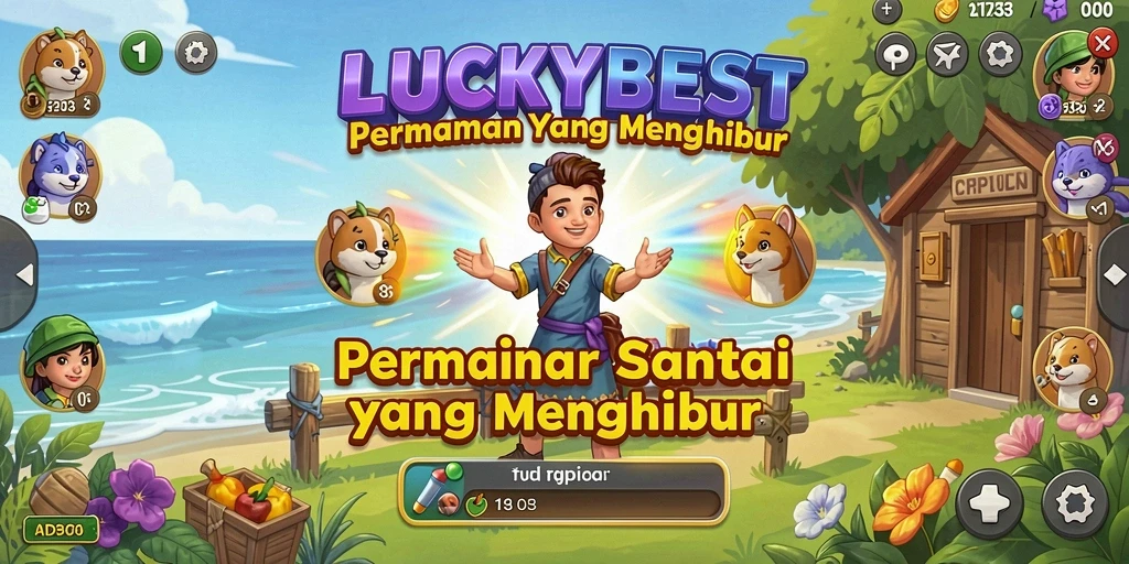 Tampilan menarik saat bermain LUCKYBEST dalam gameplay Casual.