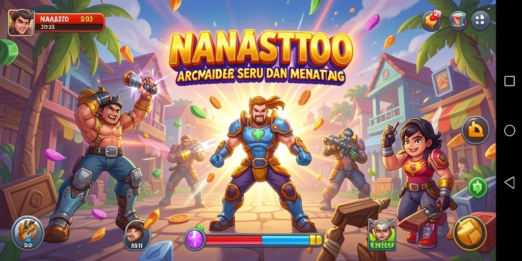 Tangkapan layar gameplay NANASTOTO yang penuh aksi dan tantangan.