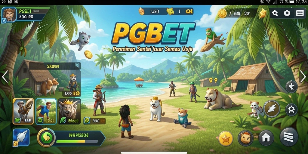 Menampilkan gameplay santai dan menyenangkan dari PGBET.