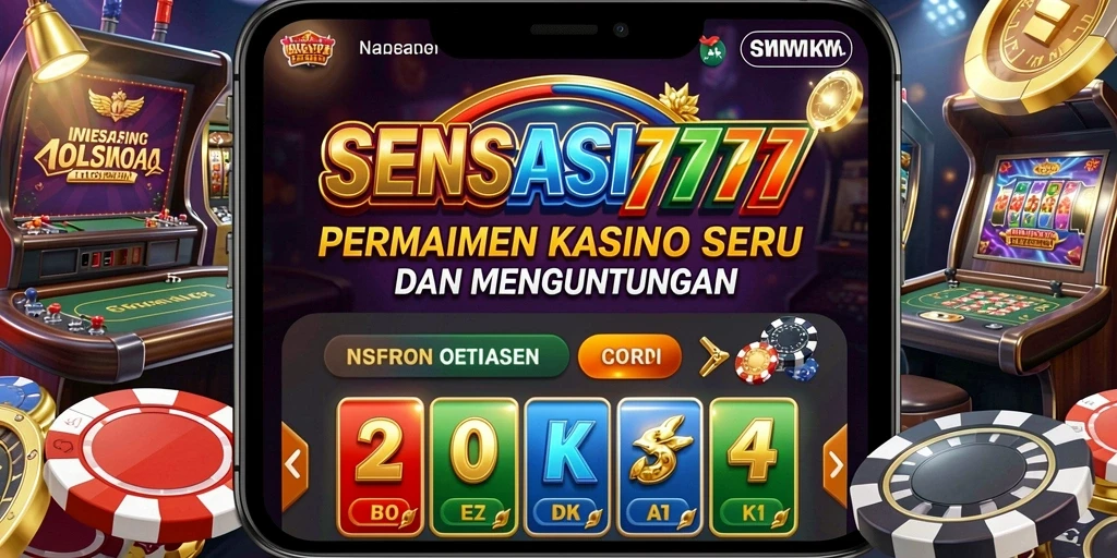 Tampilan gameplay SENSASI777 dengan grafis menarik dan interaksi pemain.