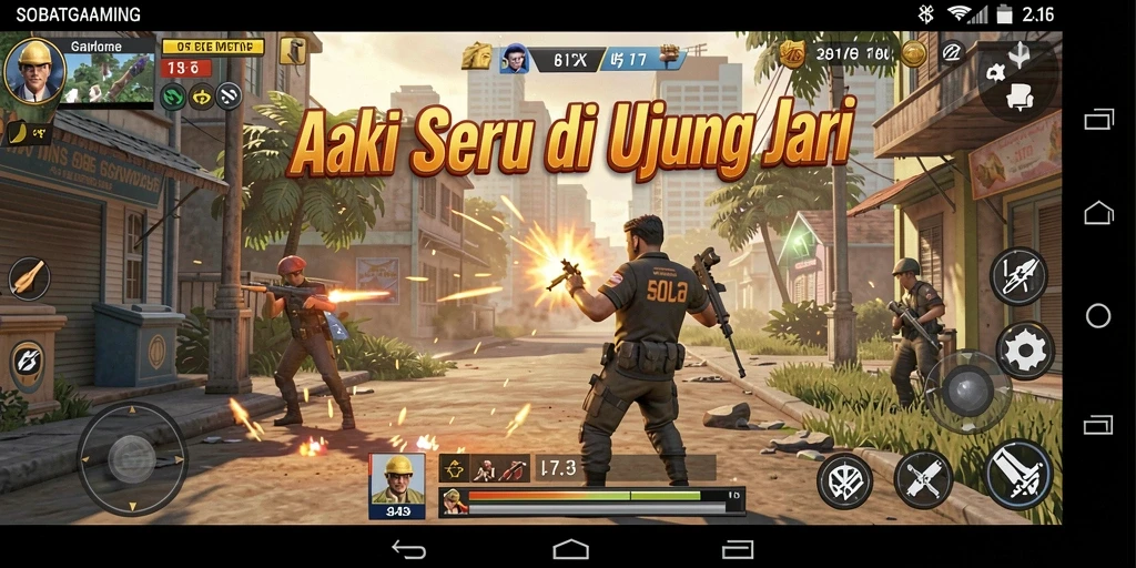 Screenshot gameplay SOBATGAMING yang penuh aksi dan adrenaline.