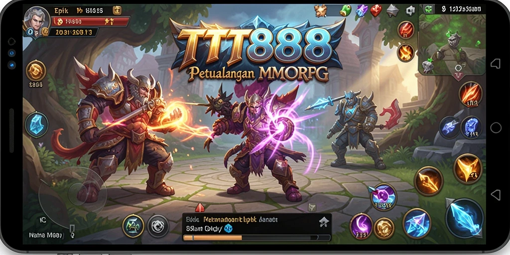 Tampilan gameplay TTT888 yang menarik dan interaktif.