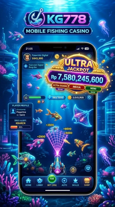 Tampilan utama aplikasi kg778 yang menarik dan intuitif.